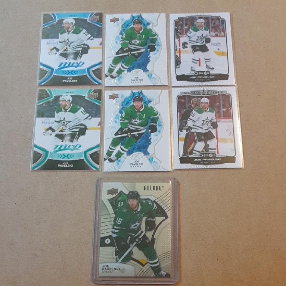 Joe Pavelski Dallas Stars Hockey Trading Cards Set - Picture 13 of 16